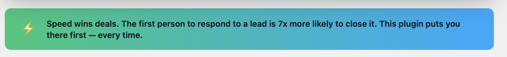 Speed to Lead Review